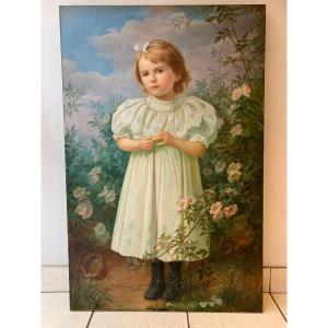 Little Girl "joanny Ogier" (1863-1922)