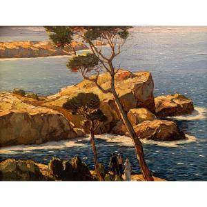 Côte D’azur - Gustave Vidal  (1895-1966) -