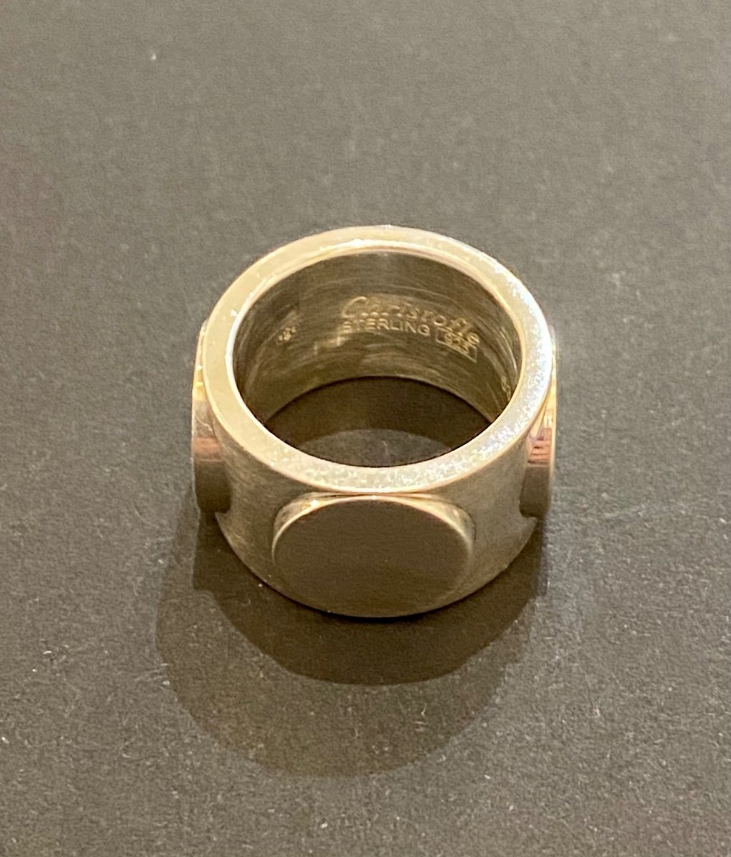 Christofle Sign Silver Ring-photo-3