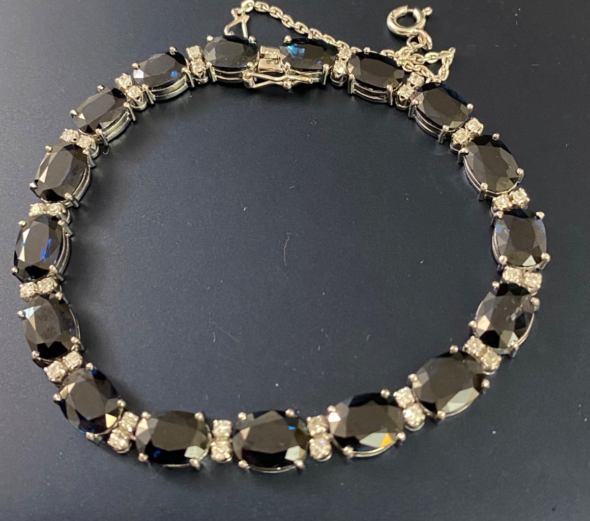Gold, Sapphires And Diamonds Bracelet