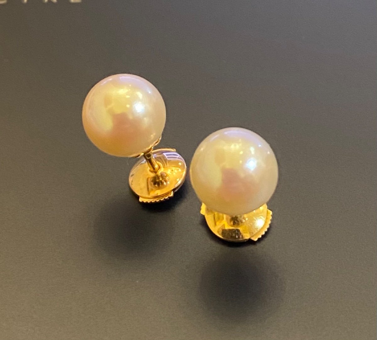 Paire De Boucles d'Oreilles Or Et Perles De Culture-photo-2