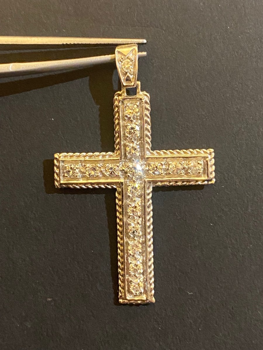 Old Cross In Gold And Diamonds-photo-5