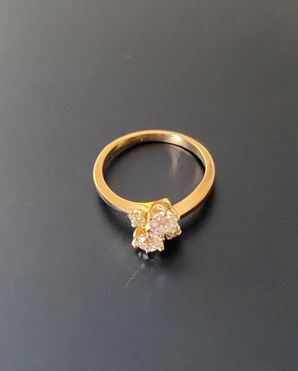 Bague Or Et Diamants-photo-2