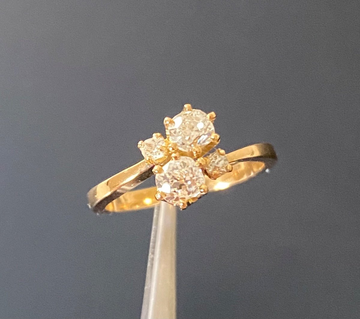 Bague Or Et Diamants-photo-6