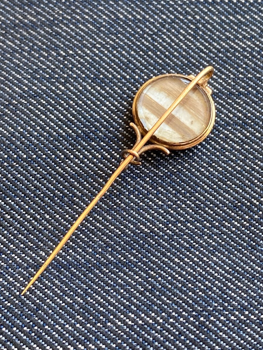 19th Century: Gold Souvenir Tie Pin -photo-1