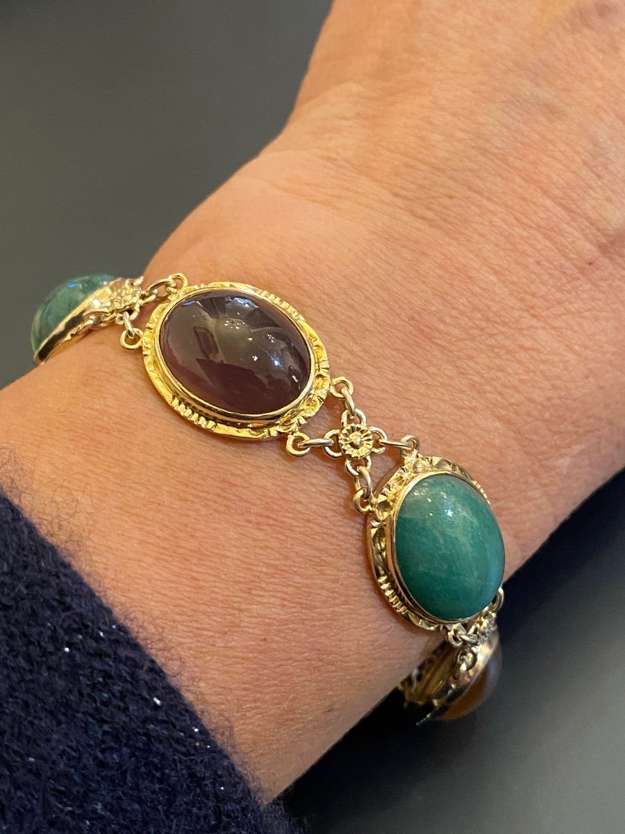Bracelet Vermeil Et Pierres-photo-2