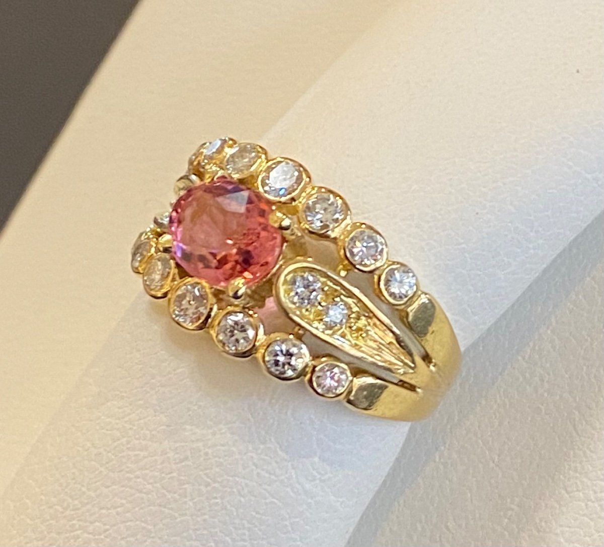 Gold, Tourmaline And Diamond Ring-photo-3