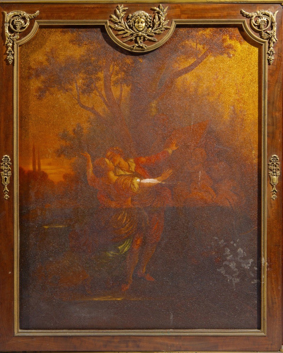 François Linke (1855-1946). Meuble D’appui Formant Vitrine-photo-3