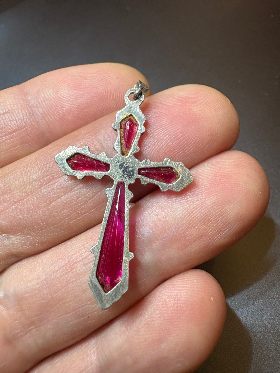 Ancienne croix en argent-photo-4