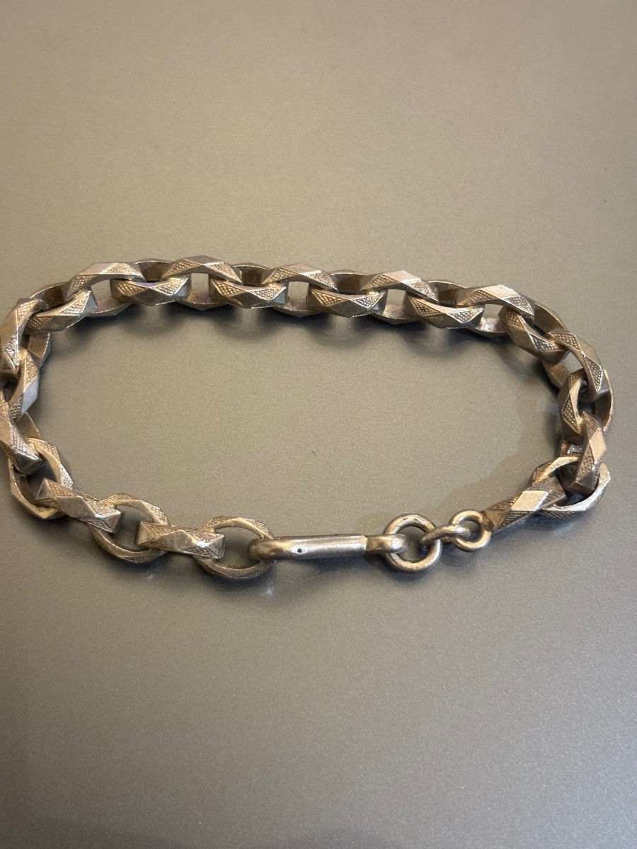 Art Deco: bracelet argent 800/1000 eme.-photo-3