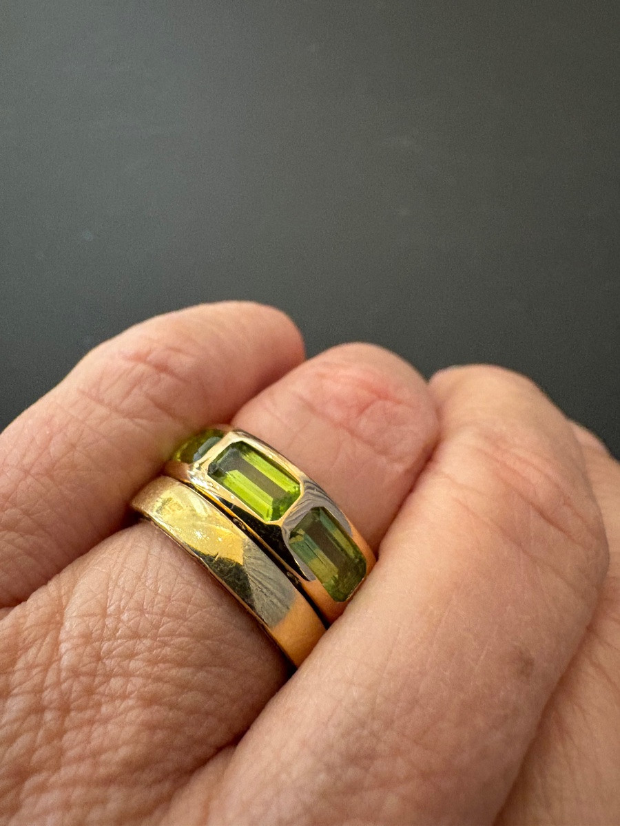 POMELLATO: Bague en or rose Icónica et péridot-photo-2