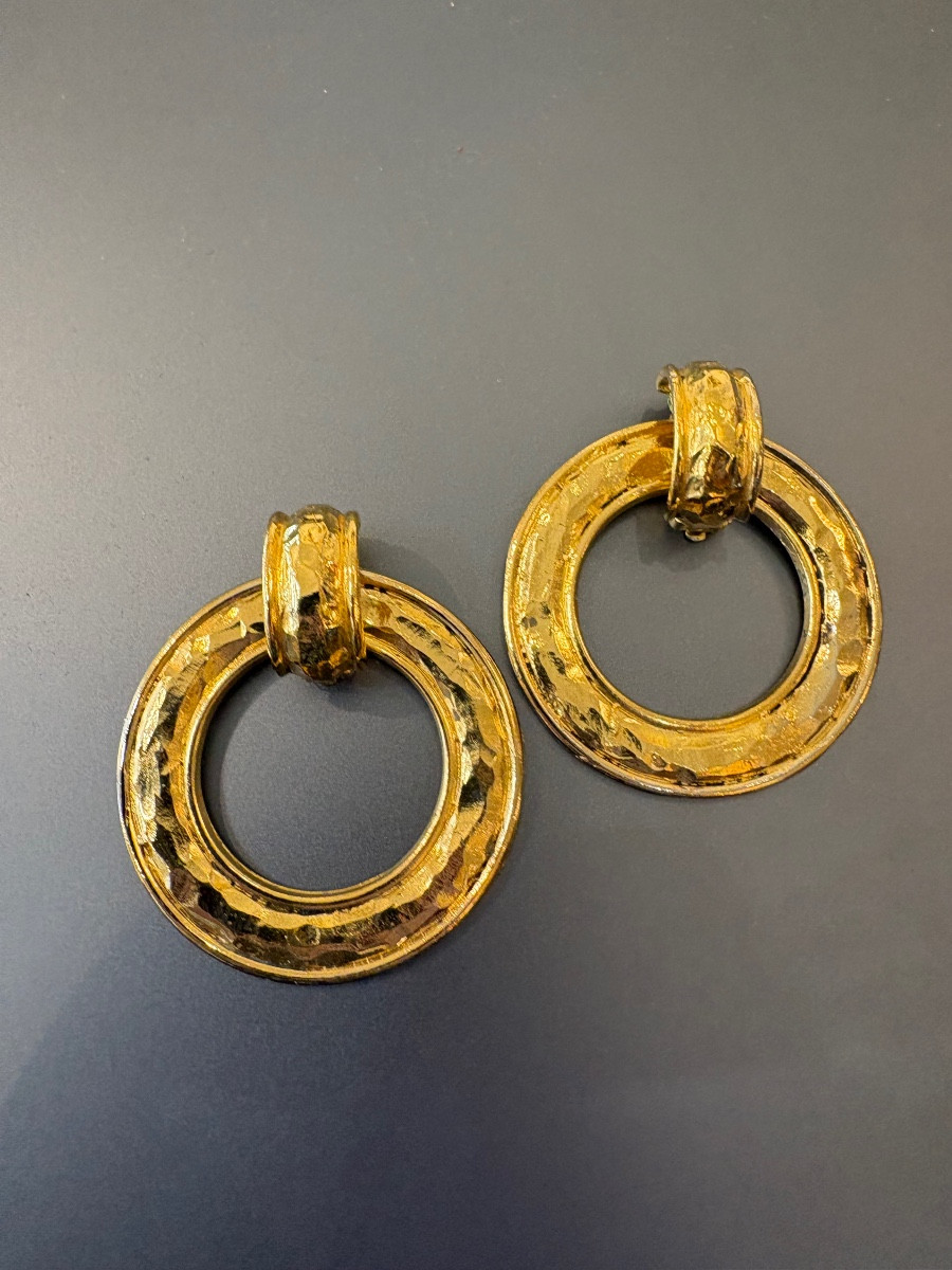 Chanel: Pair Of Vintage Ear Clips. 1980-1990.