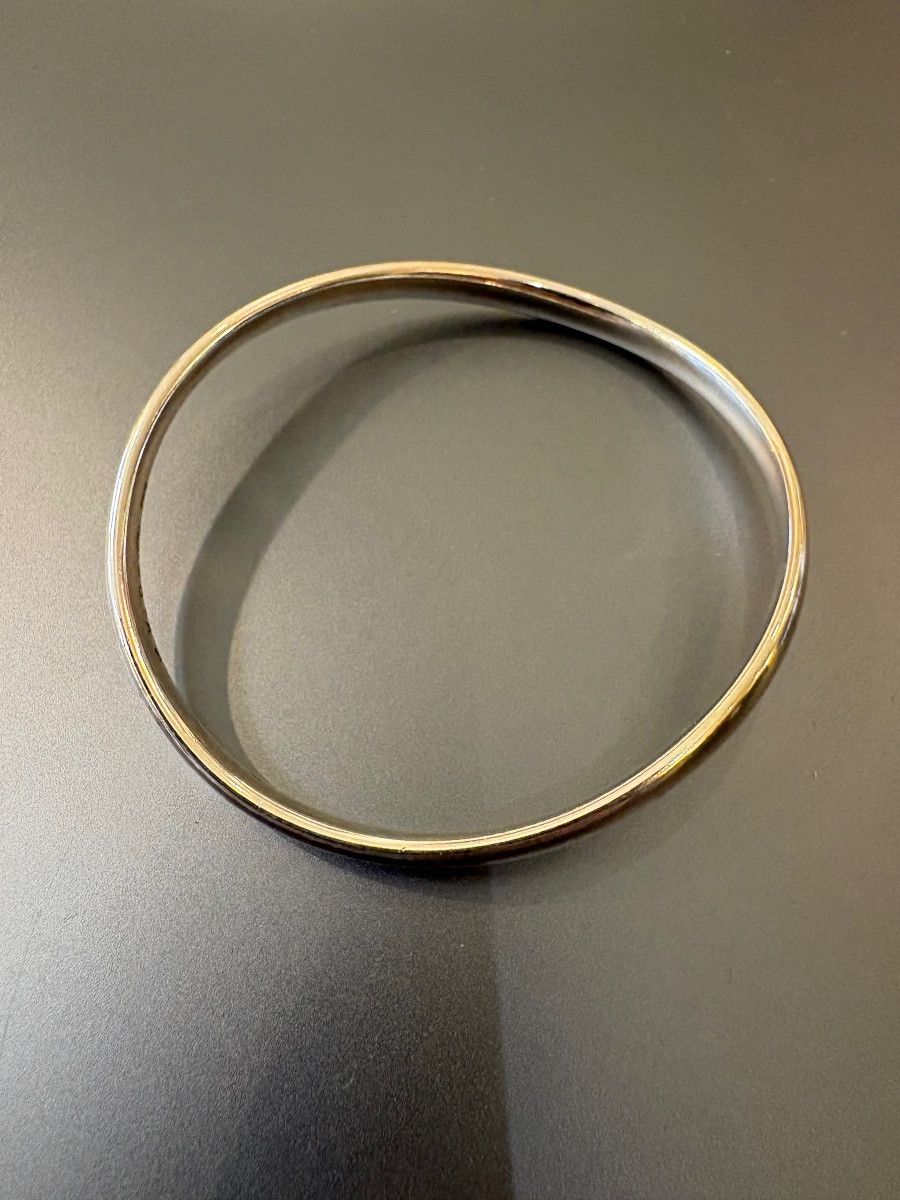 Georg Jensen: Vintage Bracelet In 925/1000 Sterling Silver.-photo-2