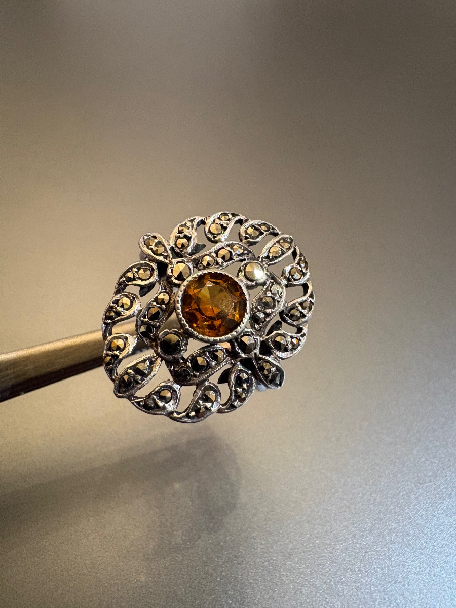 Ancienne bague en argent 800/1000 eme-photo-3