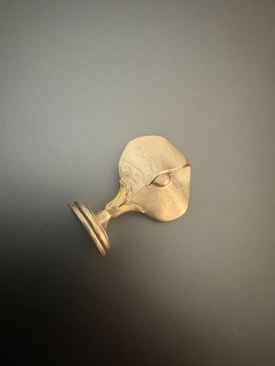 Art Nouveau: Cachet Sceau en argent 800/1000 ( sanglier ). -photo-3