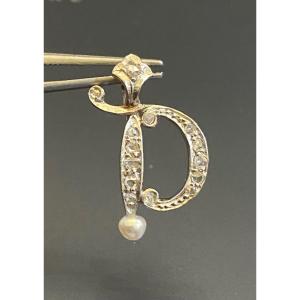 Ancien Pendentif D En Or Et Diamants