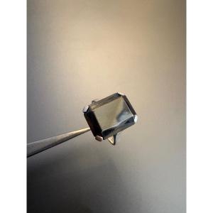 Ancienne bague en argent 800/1000 et hématite.