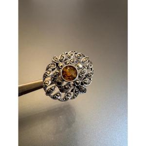 Ancienne bague en argent 800/1000 eme
