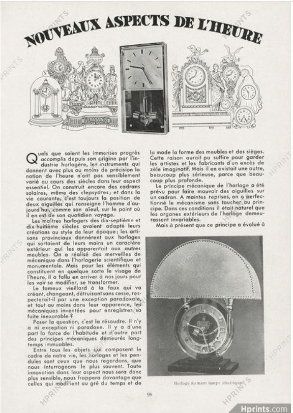 Horloge ATO /LAMPE à 2 Ampoules-photo-1