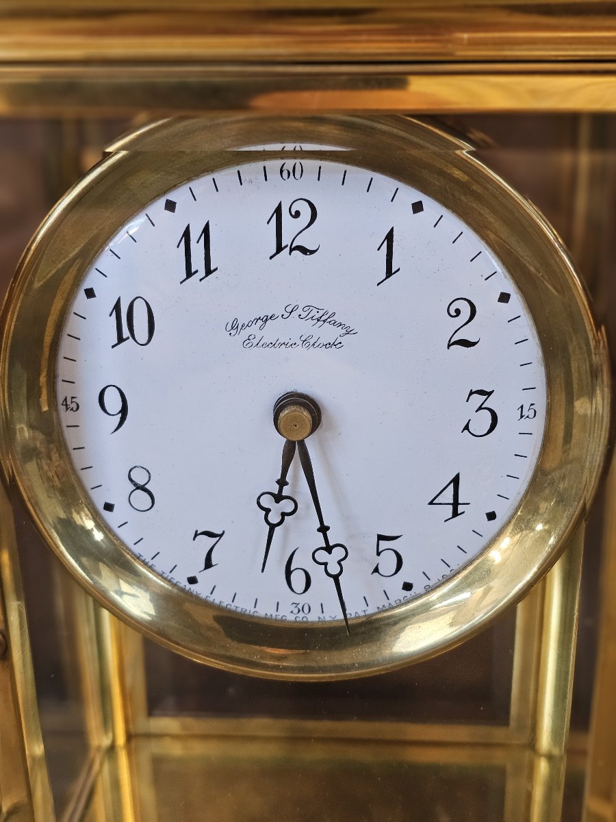  HORLOGE ÉLECTRIQUE GEORGE S. TIFFANY-photo-4