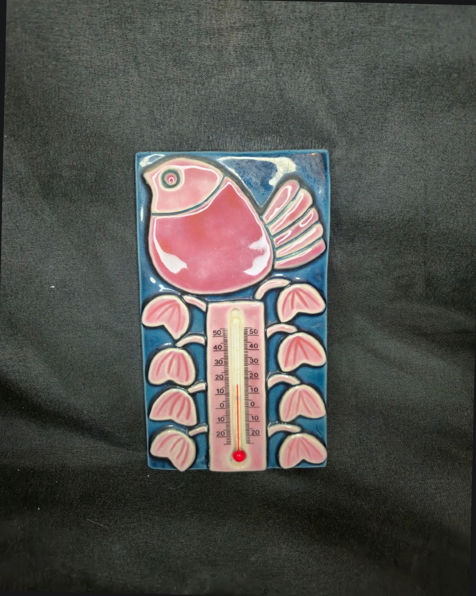 Thermomètre en céramique de Mithé Espelt - XXe