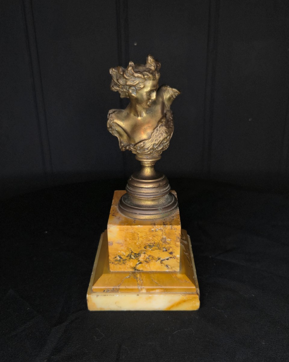 Bronze Seal Of Jean Baptiste Carpeaux - 19th Century