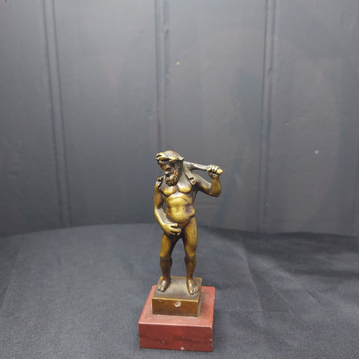 Hercule ivre en bronze 19ème 