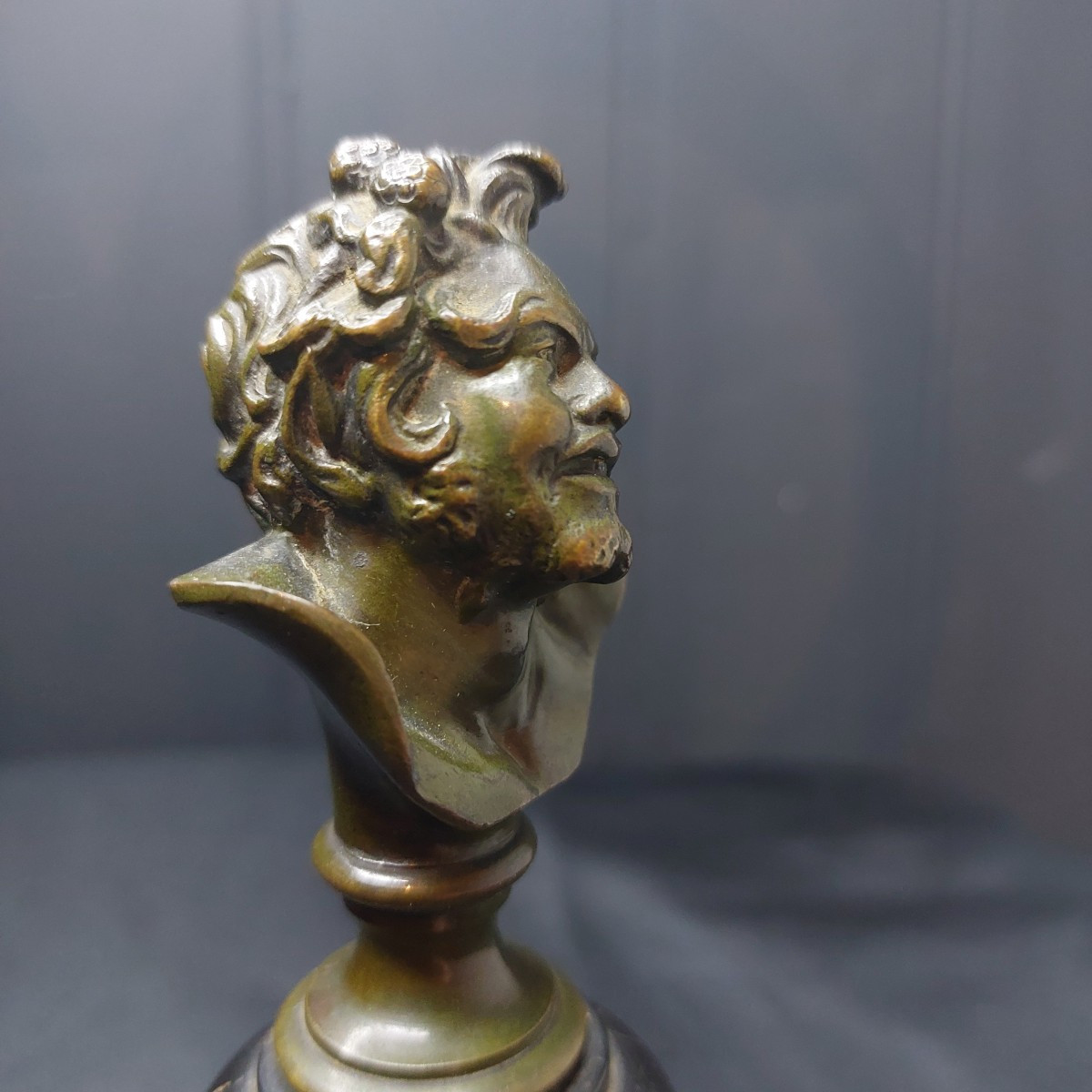 Bronze satyre faune 19ème -photo-2