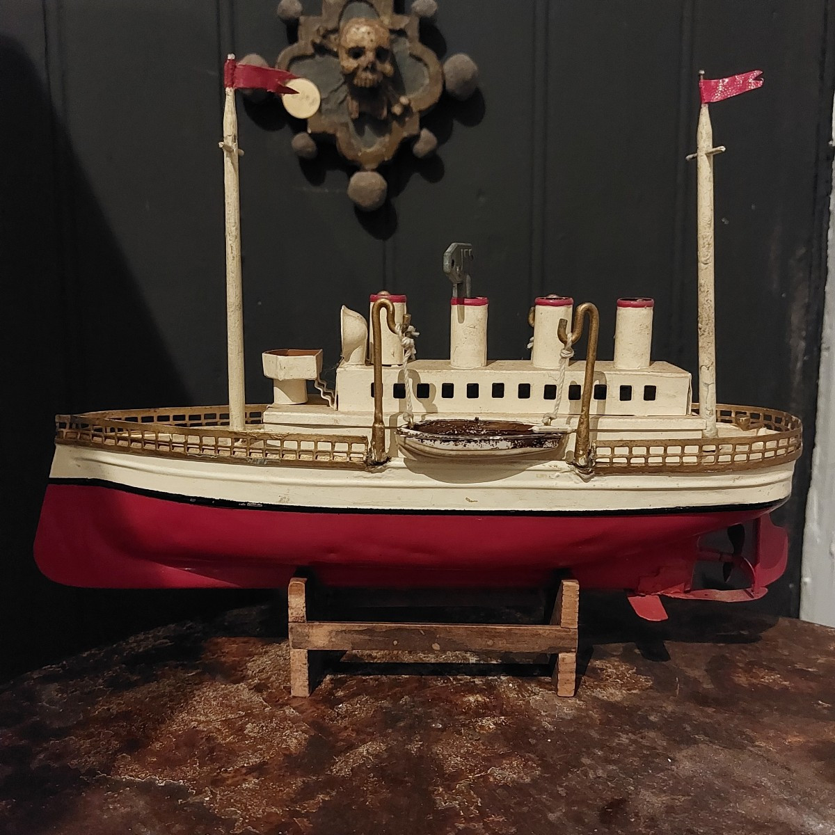 Jep 20th Century Sheet Metal Boat -photo-4