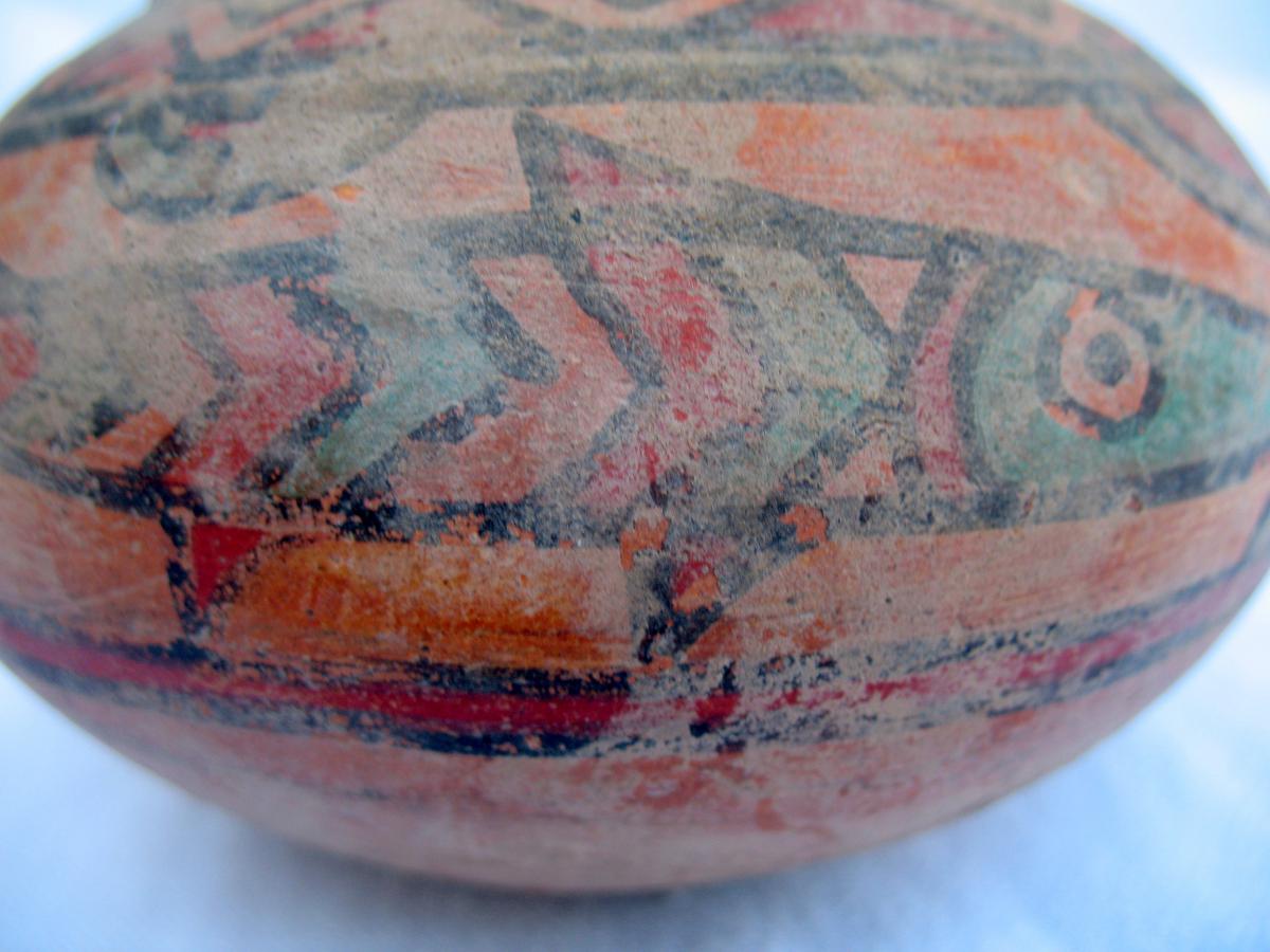 Ancient Pottery From The Valley Of The Indus. Decor For Fish. Prior To 2500 Jc-photo-2