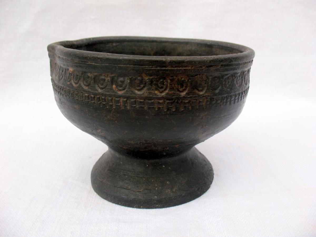Antique Jug Terracotta. From Excavation Object. Afghanistan, First Millennium