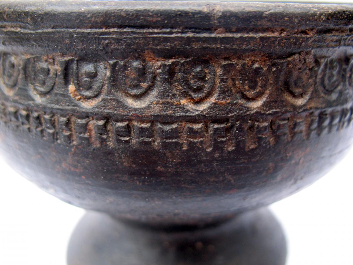 Antique Jug Terracotta. From Excavation Object. Afghanistan, First Millennium-photo-4