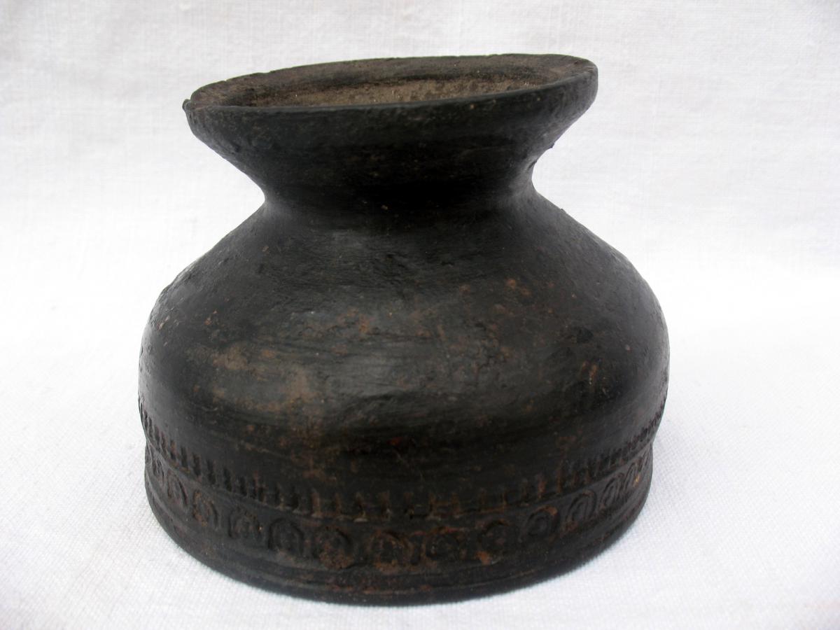 Antique Jug Terracotta. From Excavation Object. Afghanistan, First Millennium-photo-4