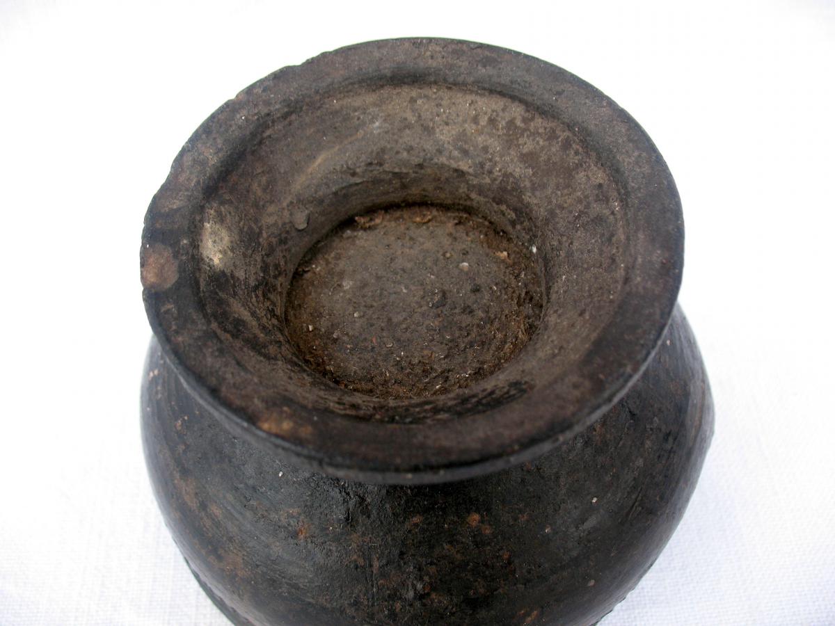 Antique Jug Terracotta. From Excavation Object. Afghanistan, First Millennium-photo-6