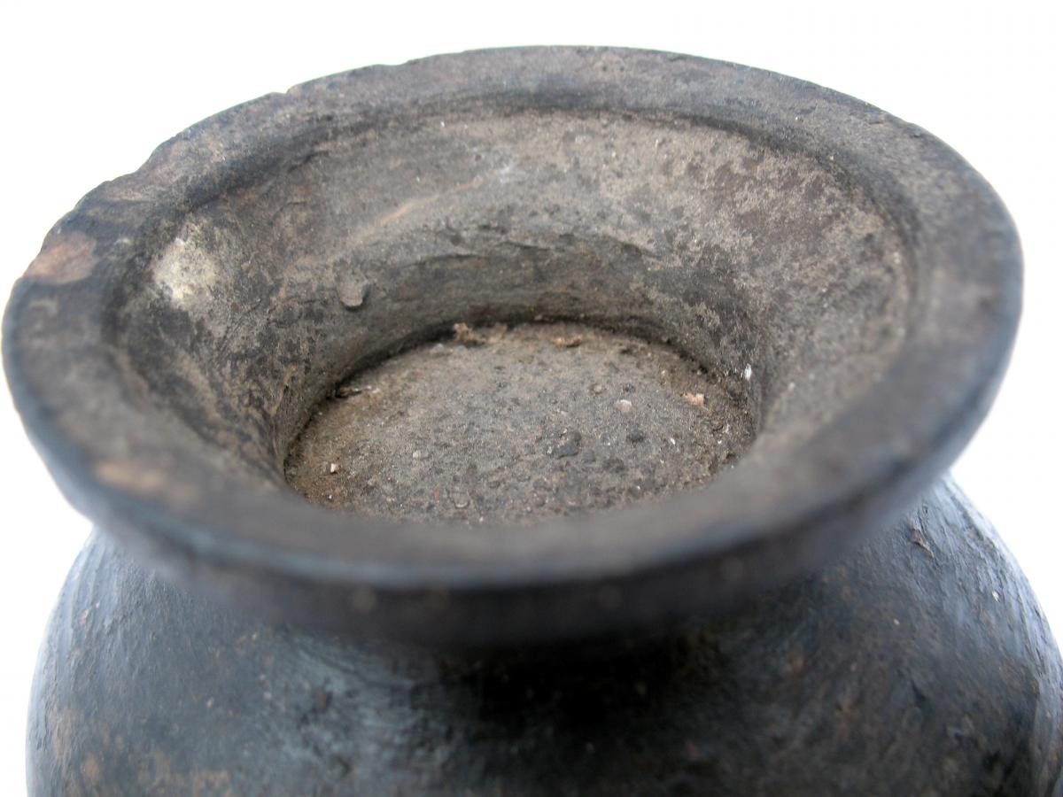 Antique Jug Terracotta. From Excavation Object. Afghanistan, First Millennium-photo-7