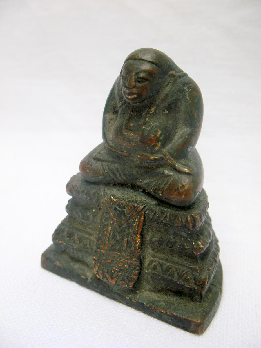 Buddha Pu-tai Or Buddha Of Abundance In Bronze. Vietnam, End Of The XIXth Century-photo-2