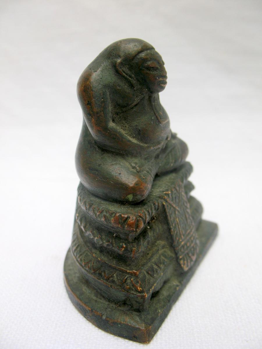 Buddha Pu-tai Or Buddha Of Abundance In Bronze. Vietnam, End Of The XIXth Century-photo-1