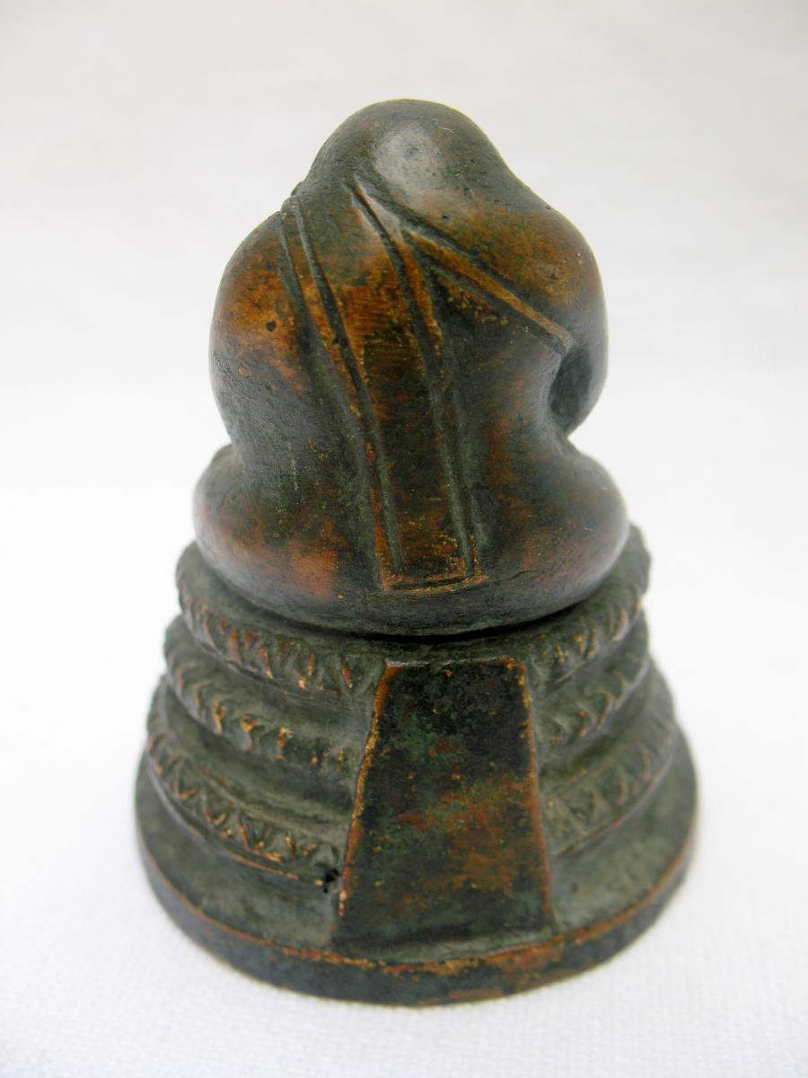 Buddha Pu-tai Or Buddha Of Abundance In Bronze. Vietnam, End Of The XIXth Century-photo-3