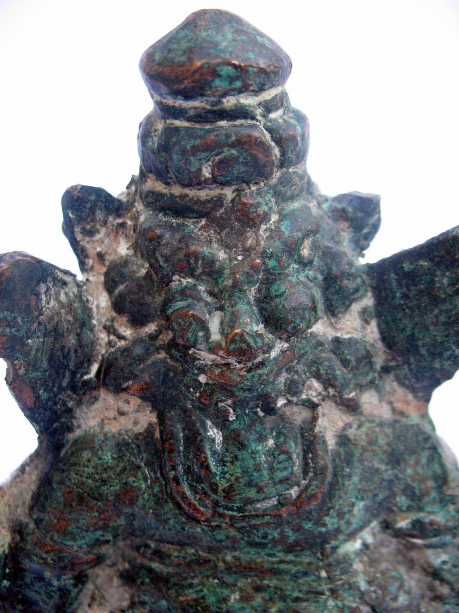 Bronze Statue Of God Ganesh. Khmer Empire. Cambodia Or Laos, Eighteenth-photo-6