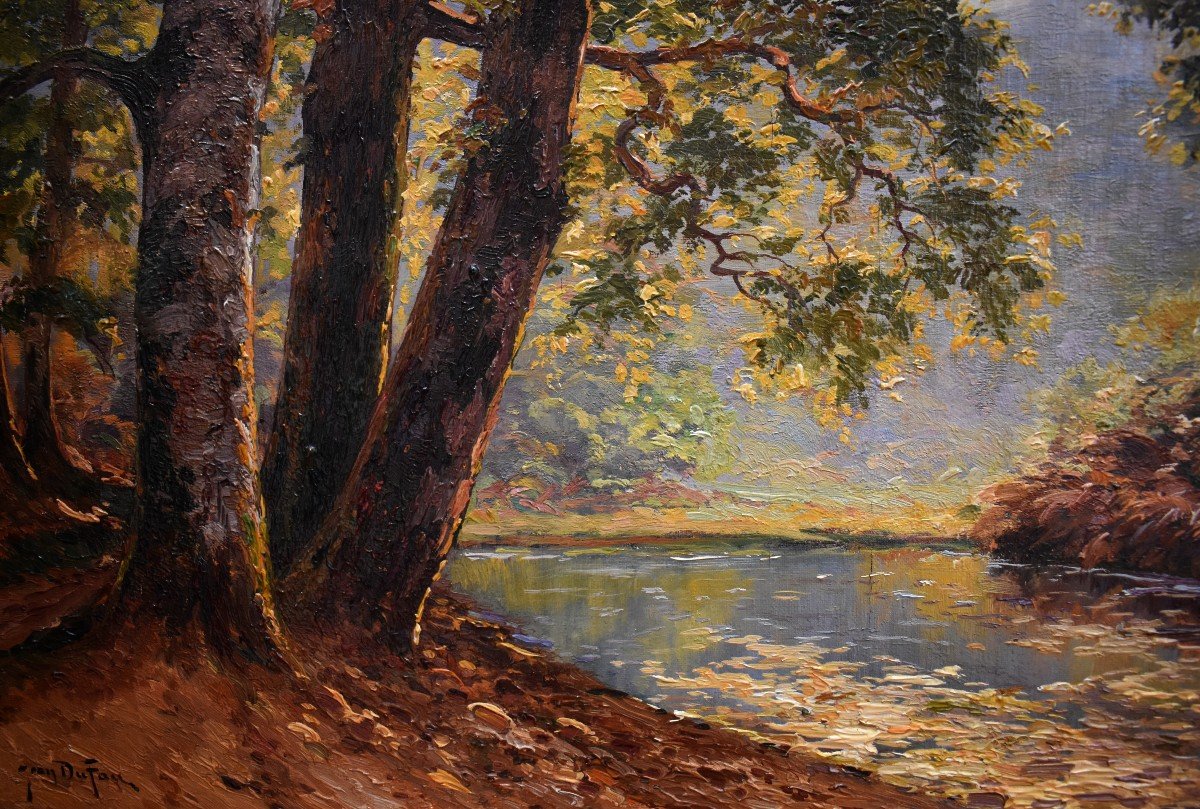 Dufau Jean ( XIXe - XXe ) , Paysage  -photo-3
