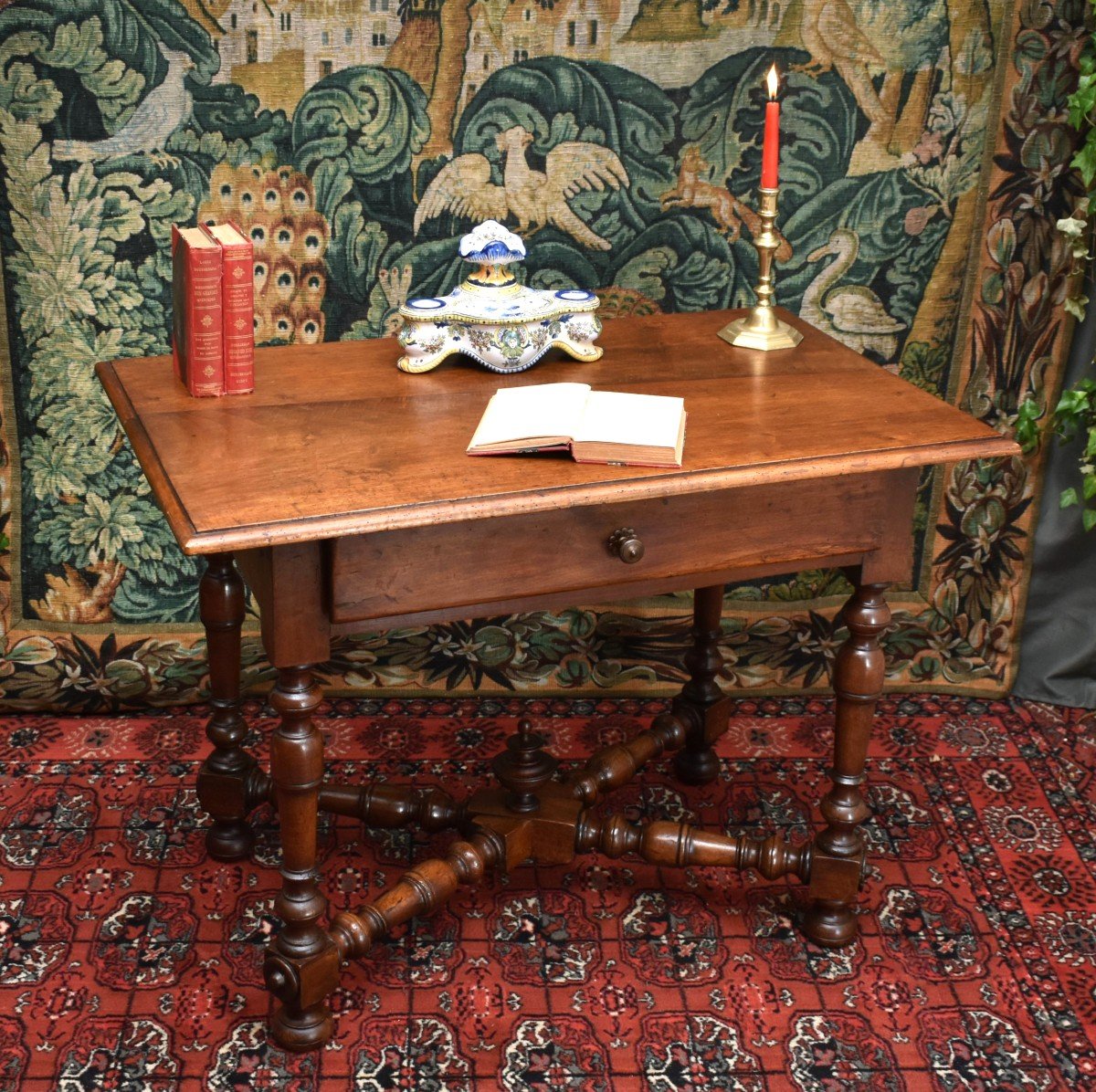 Early 18th Century Louis XIII Walnut Side Table Early 18th Century Louis XIII Walnut Side Table