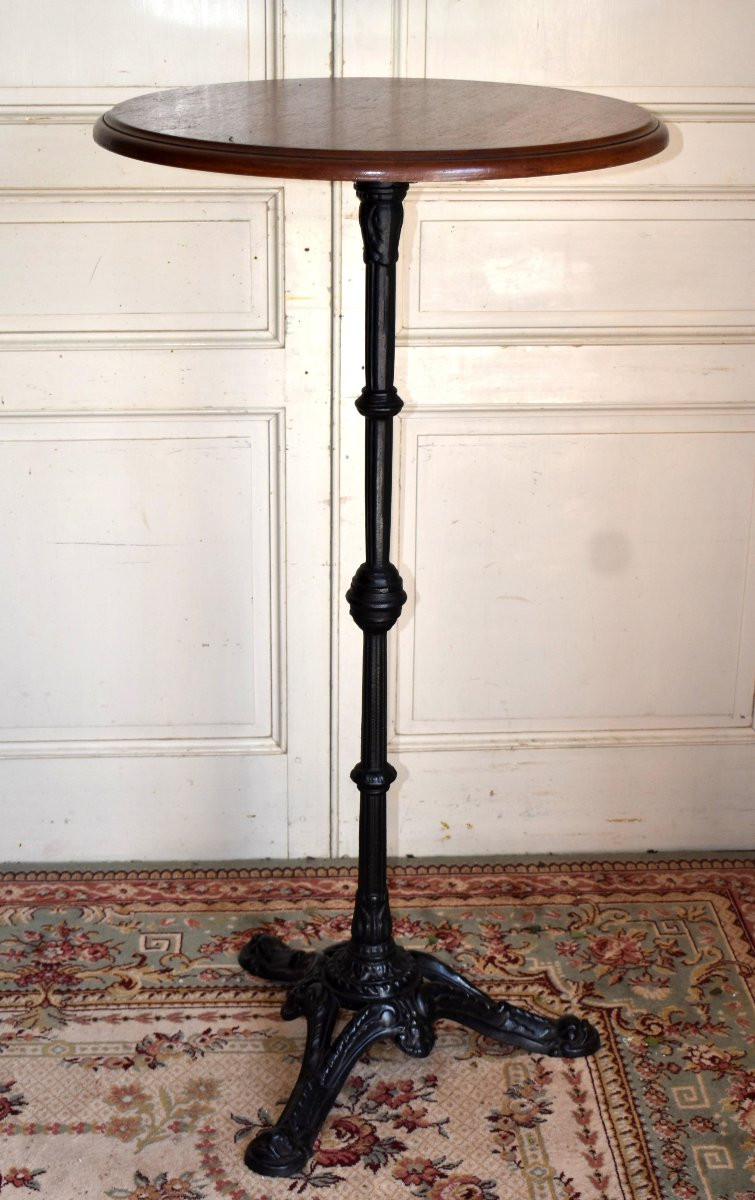 Table De bistrot   " Mange Debout " à Hauteur d'Appui, café, déjeuner,  Guéridon, meuble métier-photo-3