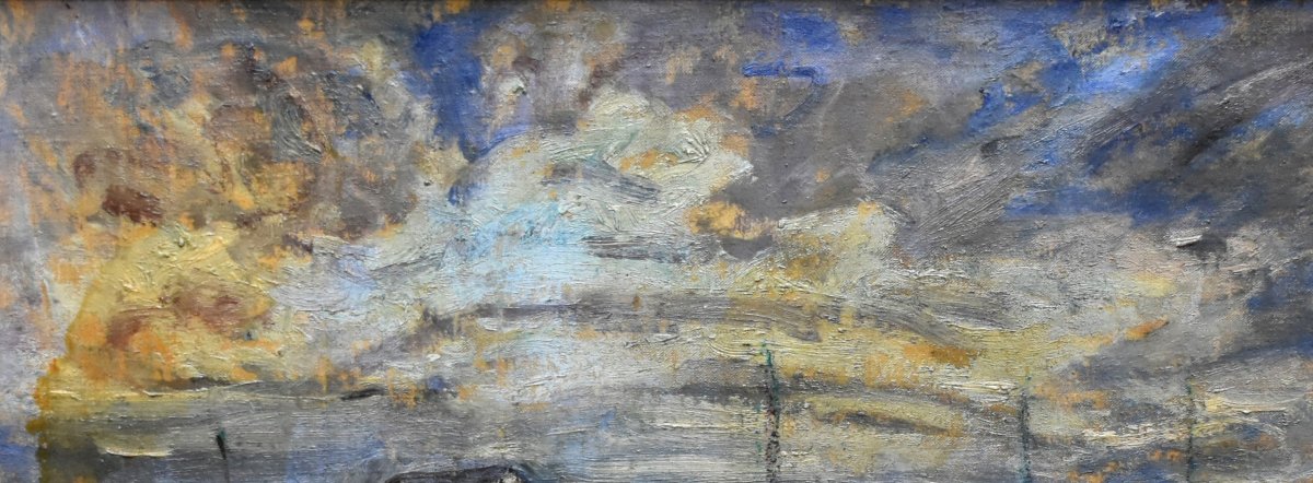 Suzanne Leger ( Le Dorat - 1897 - 1989 ) ,  Ecole de Crozant,  Paysage -photo-2