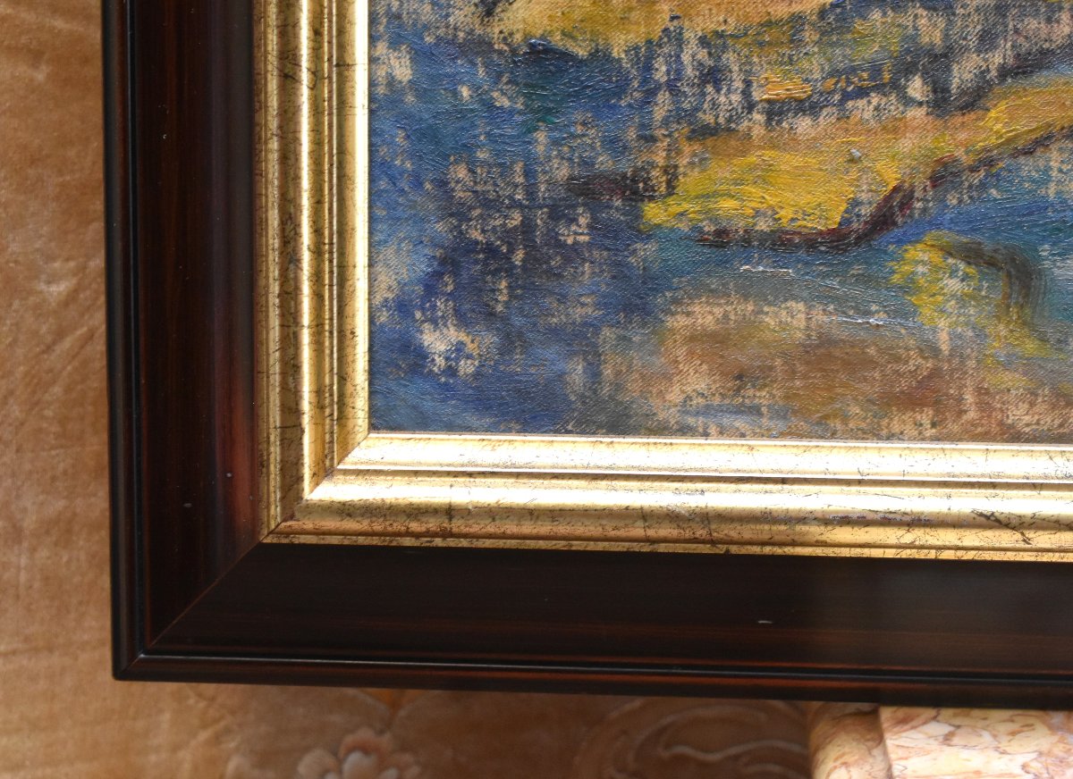 Suzanne Leger ( Le Dorat - 1897 - 1989 ) ,  Ecole de Crozant,  Paysage -photo-5