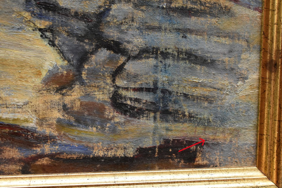 Suzanne Leger ( Le Dorat - 1897 - 1989 ) ,  Ecole de Crozant,  Paysage -photo-7