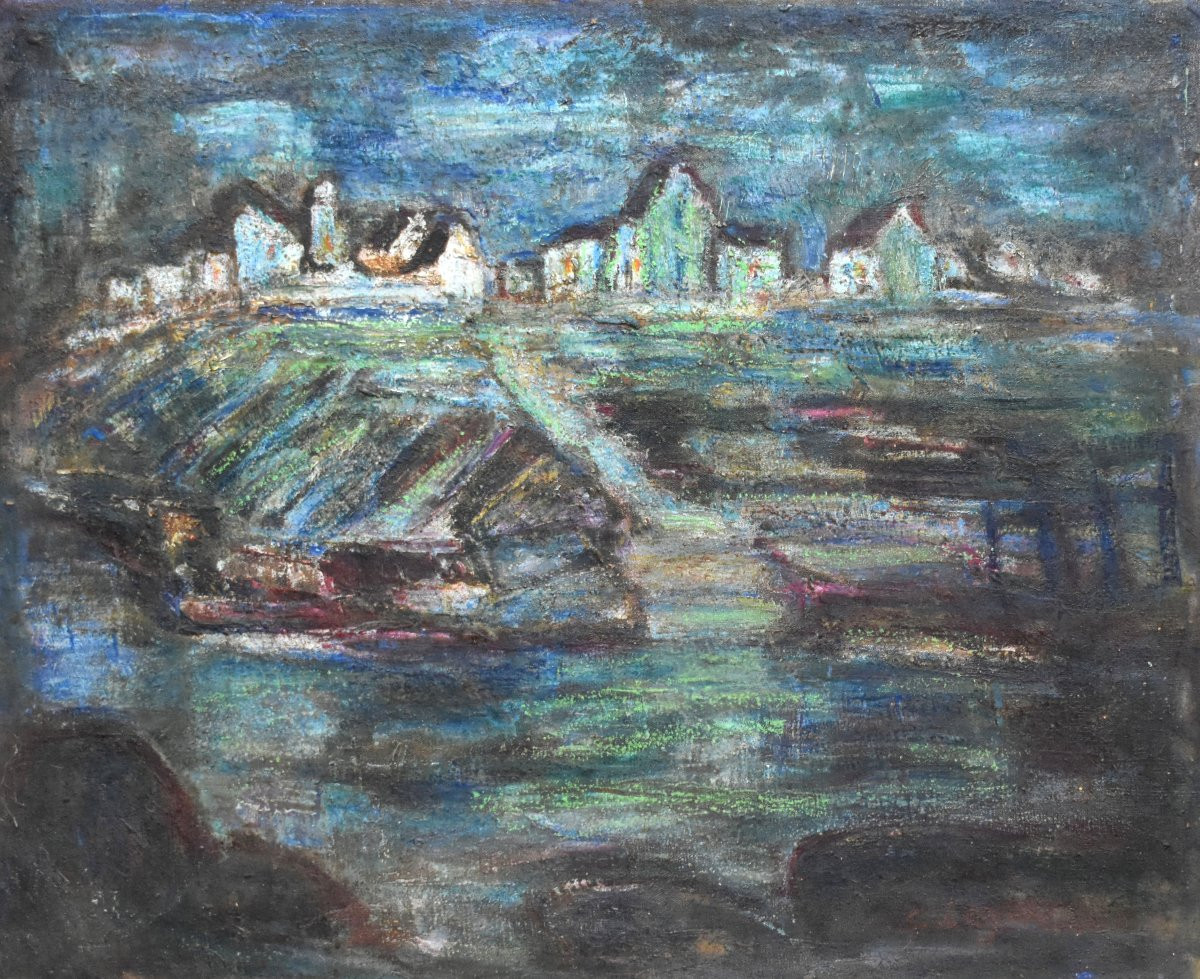 Suzanne Leger 1897 - 1989, Crozant School, Landscape, (le Dorat - Confolens - Mézières)-photo-2