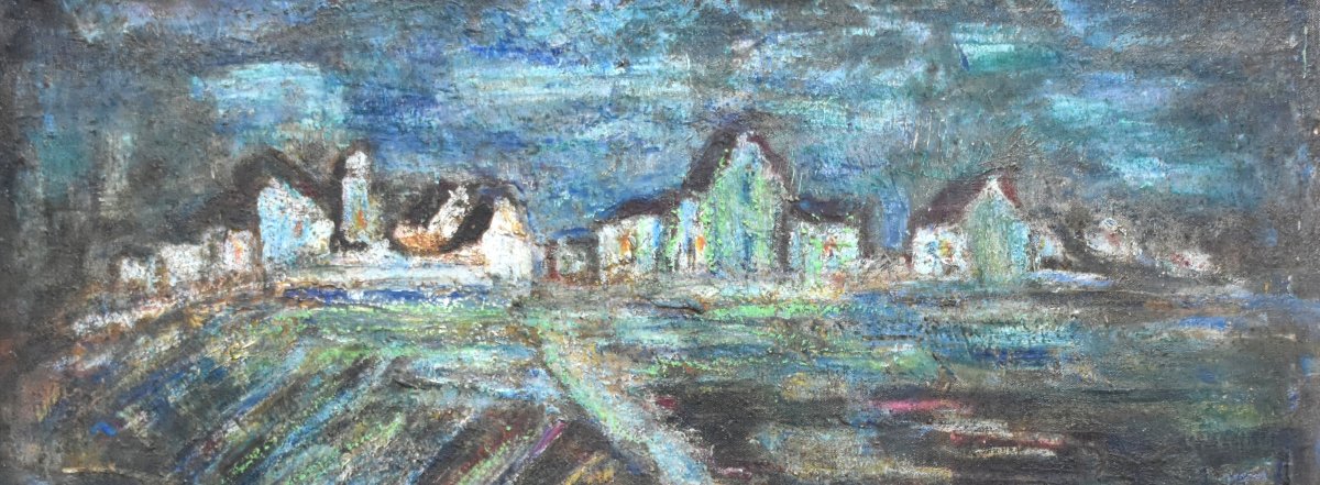 Suzanne Leger 1897 - 1989, Crozant School, Landscape, (le Dorat - Confolens - Mézières)-photo-3