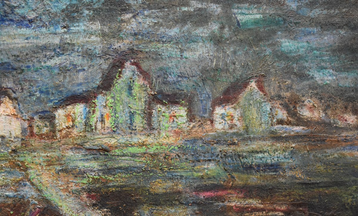 Suzanne Leger 1897 - 1989, Crozant School, Landscape, (le Dorat - Confolens - Mézières)-photo-1