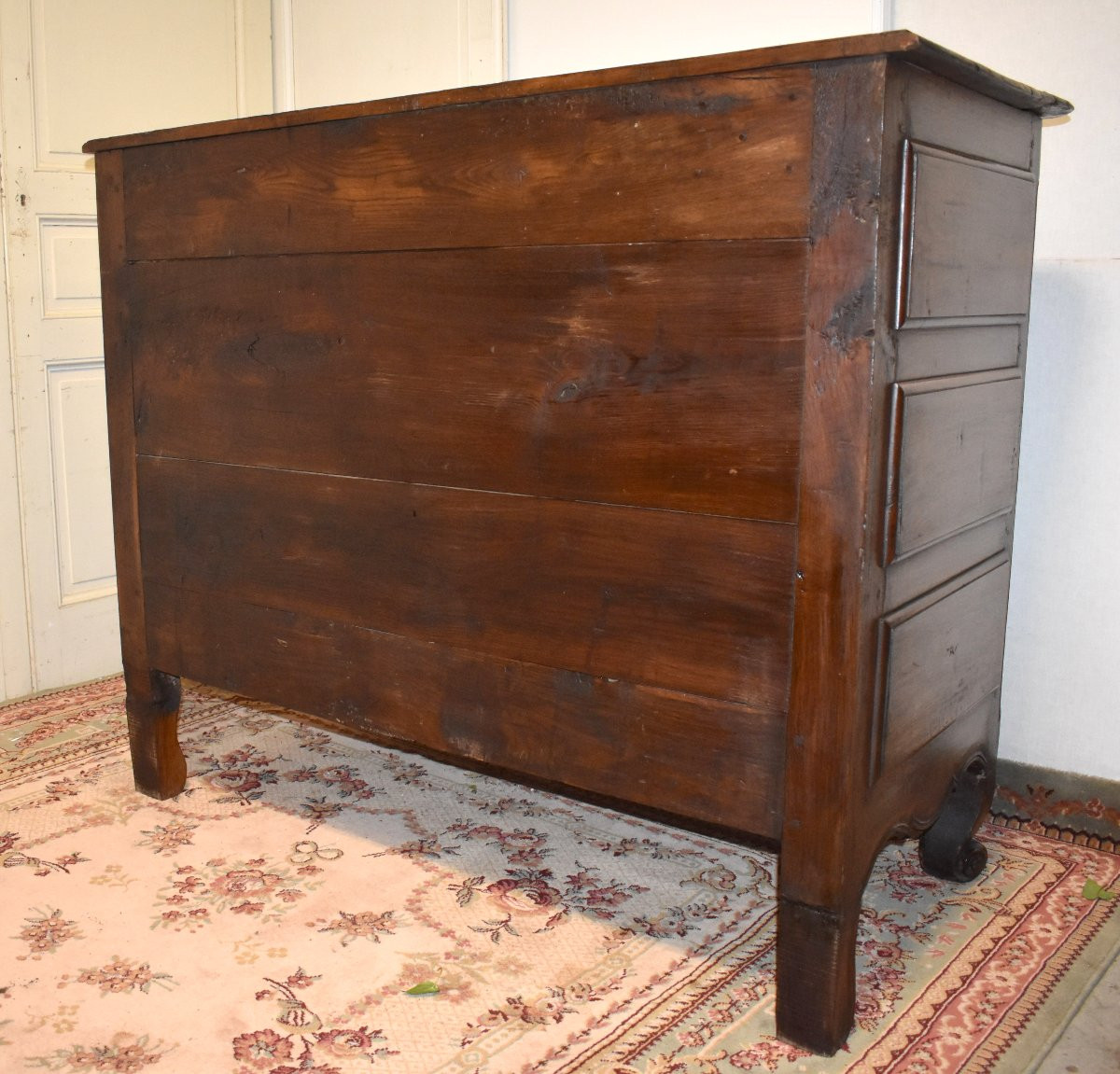 Commode Louis XV Castraise , Région Languedoc,  XVIIIe,  Cerisier Et Chêne Massif, Castres-photo-8