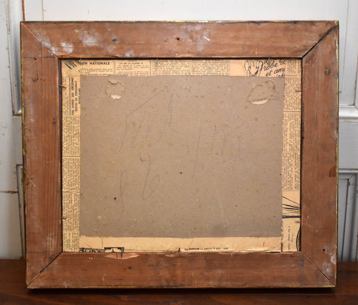  Georges Villain 1854-1930 Watercolor, Bouquet Of Flowers On A Tabletop. Still Life     -photo-8